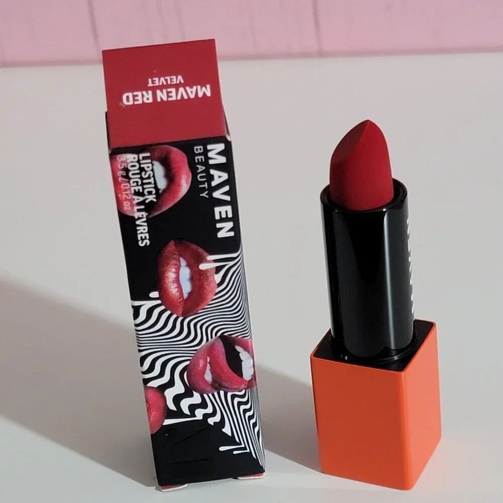 Maven Lipstick - Maven Red Velvet NIB